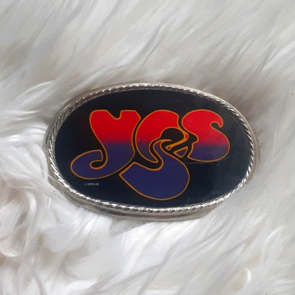 Vintage 1978 Yes Belt Buckle